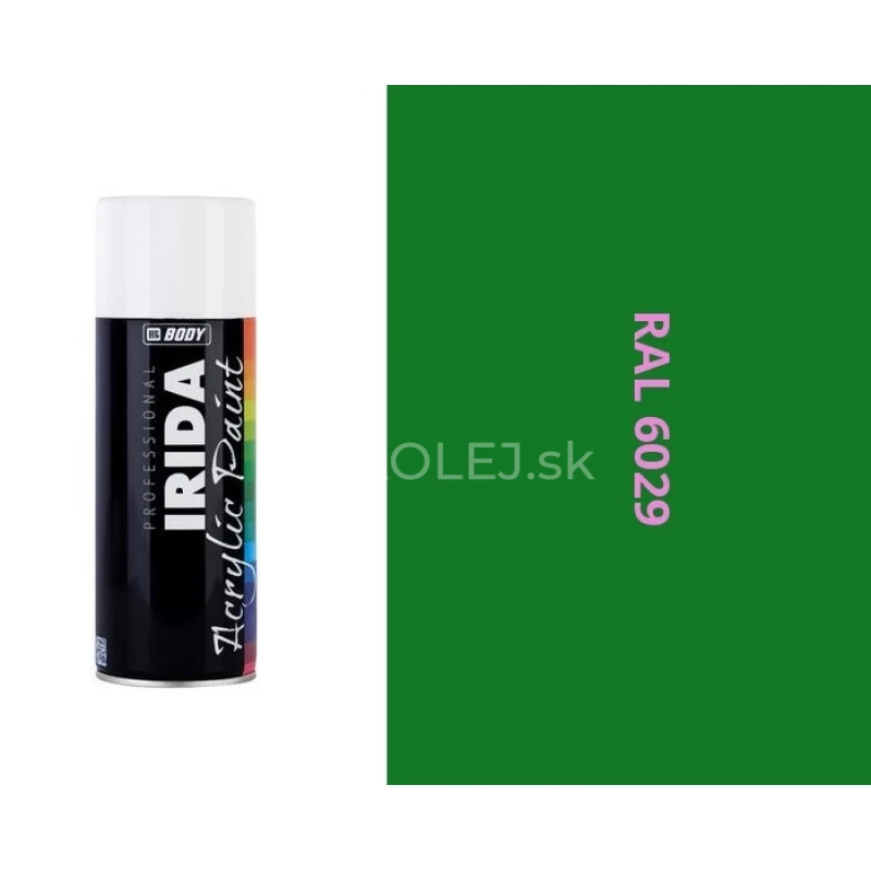 HB BODY irida RAL 6029 matovo zelená FARBA V SPREJI 400ML
