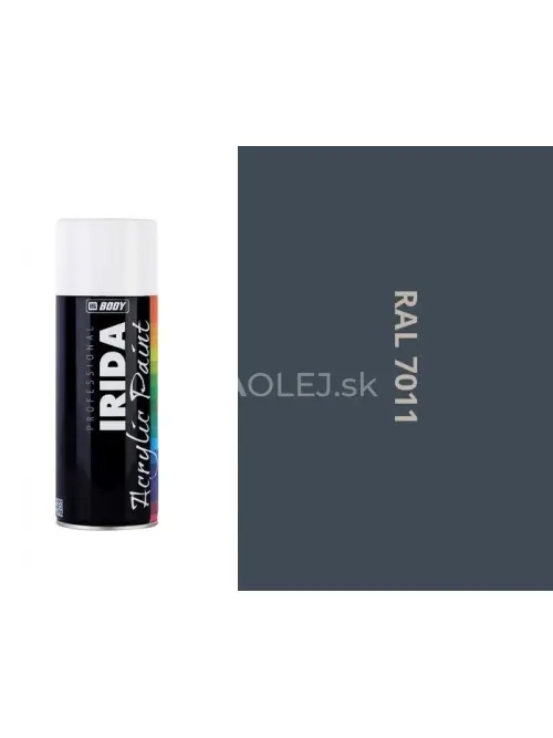 HB BODY irida RAL 7011 oceľovo šedá FARBA V SPREJI 400ML