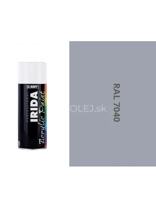 HB BODY irida RAL 7040 okno šedá FARBA V SPREJI 400ML
