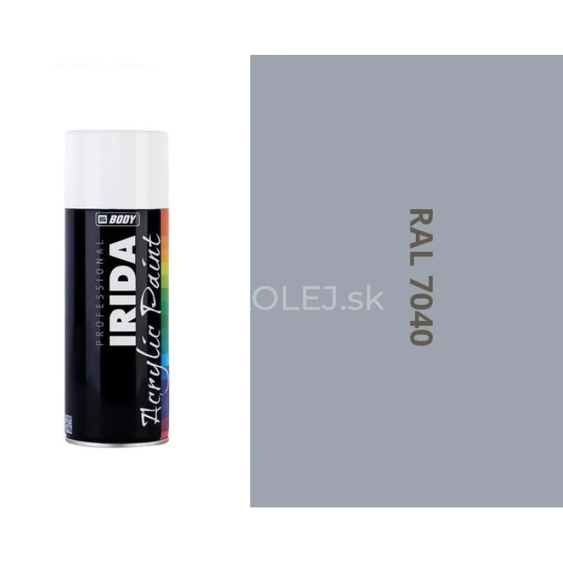 HB BODY irida RAL 7040 okno šedá FARBA V SPREJI 400ML