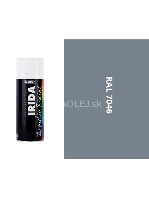 HB BODY irida RAL 7046 ŠEDÁ FARBA V SPREJI 400ML