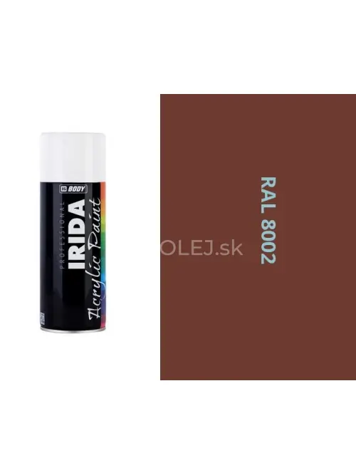 HB BODY irida RAL 8002 signálovo hnedá FARBA V SPREJI 400ML