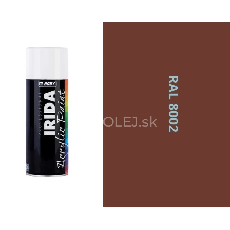 HB BODY irida RAL 8002 sign&aacute;lovo hned&aacute; FARBA V SPREJI 400ML