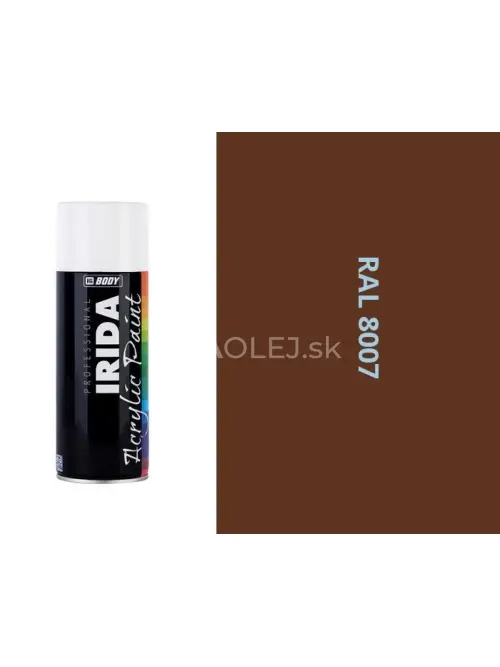 HB BODY irida RAL 8007 svetlo žltohnedá FARBA V SPREJI 400ML