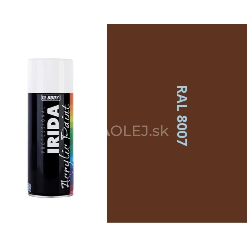 HB BODY irida RAL 8007 svetlo žltohnedá FARBA V SPREJI 400ML