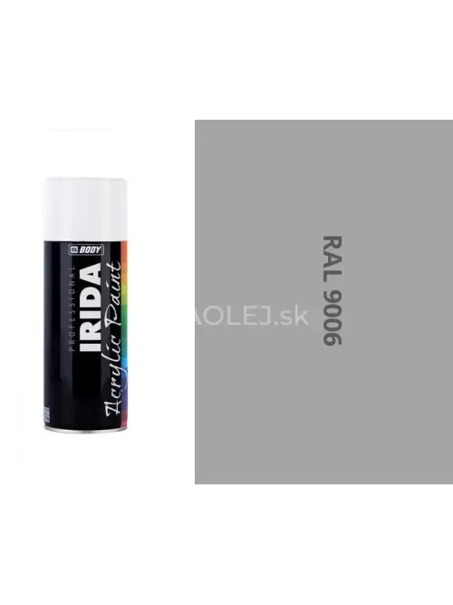 HB BODY  IRIDA RAL 9006 biely hliník  FARBA V SPREJI 400ML