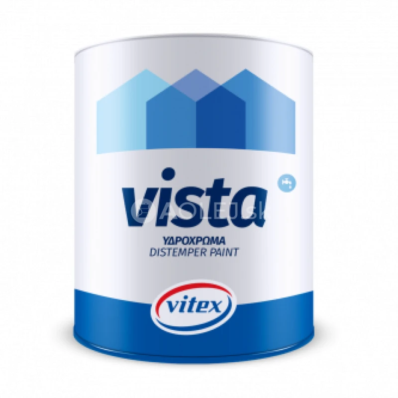 Vitex Vista Distemper Paint  - interi&eacute;rov&aacute; farba Biela 3L / 4,7KG