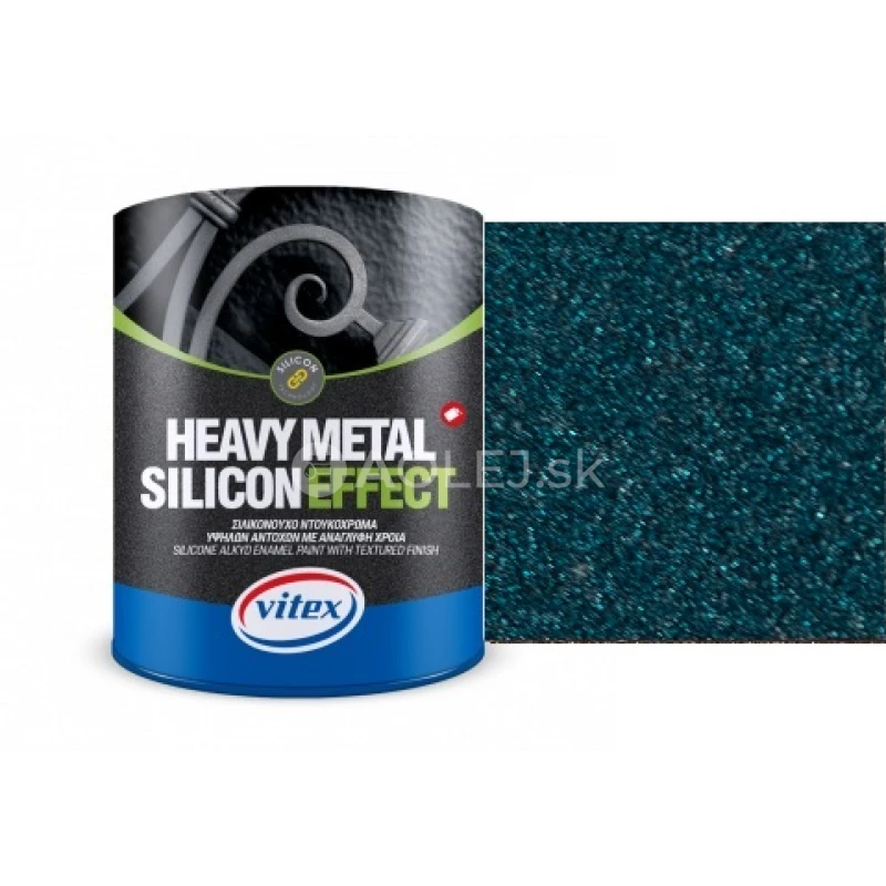 Vitex Heavy Metal Silicon Effect  - &scaron;truktur&aacute;lna kov&aacute;čska farba  780 Aquamarine 0,750 L