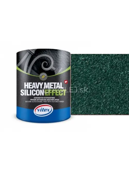Vitex Heavy Metal Silicon Effect  - &scaron;truktur&aacute;lna kov&aacute;čska farba  779 Emerald 0,750 L