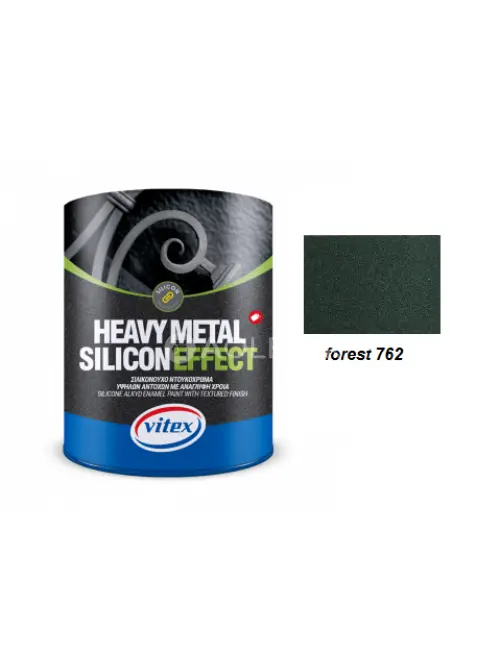 Vitex Heavy Metal Silicon Effect - &scaron;truktur&aacute;lna kov&aacute;čska farba 762 Forest  0,75L