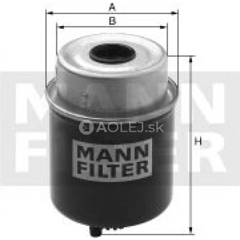 Palivový filter MANN FILTER WK 8129