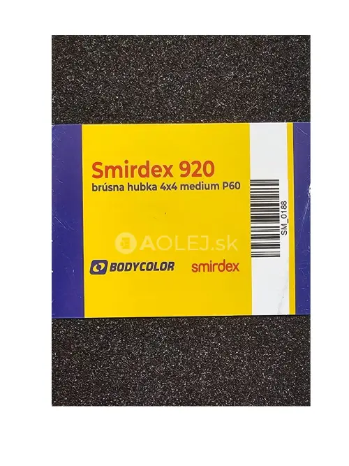 Smirdex 920 brúsne hubky 4x4 medium P60