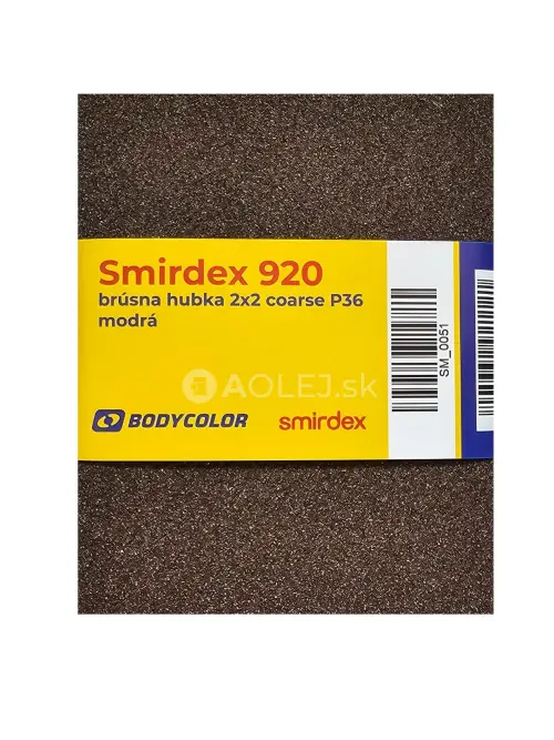 Smirdex 920 brúsne hubky 2x2 coarse P36 - modrý