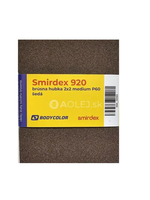 Smirdex 920 brúsne hubky 2x2 medium P60 - šedý