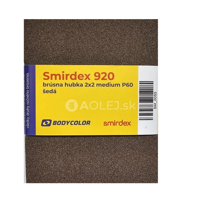 Smirdex 920 brúsne hubky 2x2 medium P60 - šedý