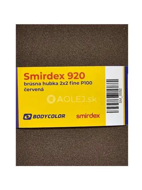 Smirdex 920 brúsne hubky 2x2 fine P100 - červený