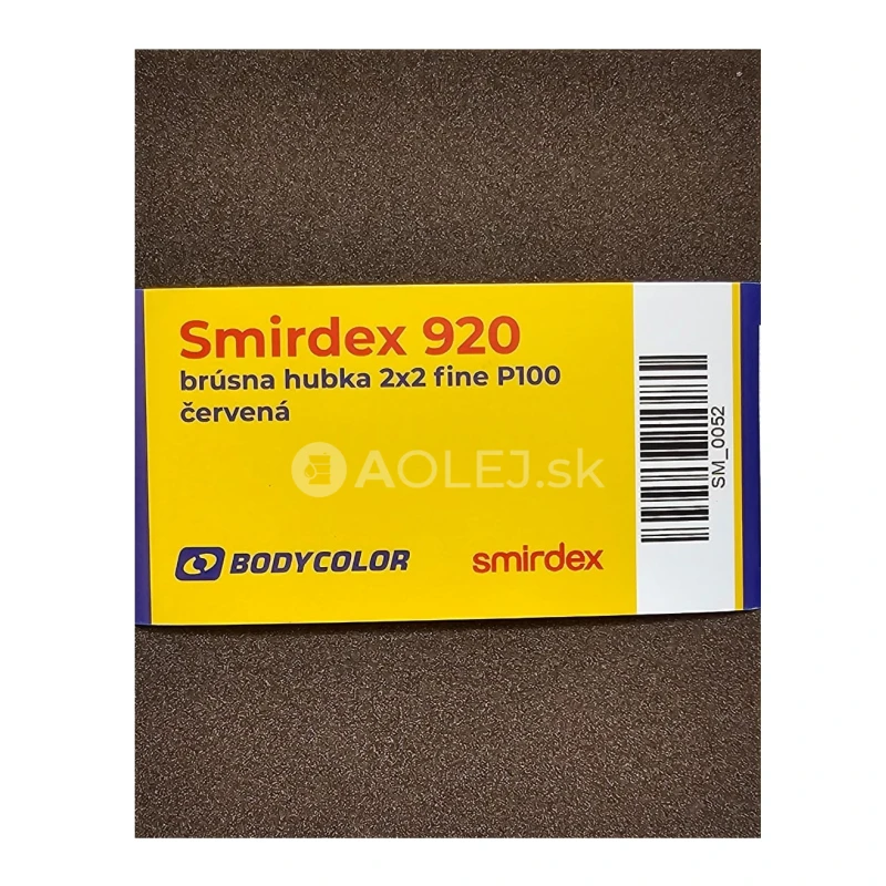 Smirdex 920 brúsne hubky 2x2 fine P100 - červený