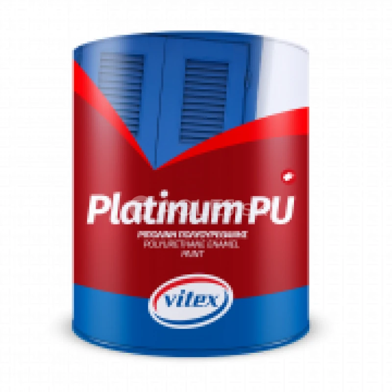 VITEX PLATINUM  - farba na drevo a kov  biela LESKL&Aacute; 0,75L