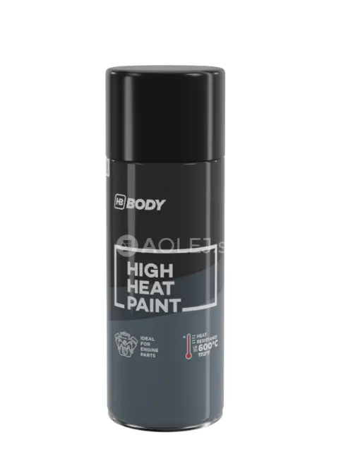 HB BODY 418 super heat - sprej DO VÝSOKÝCH TEPLÔT 600°C strieborný 400ML