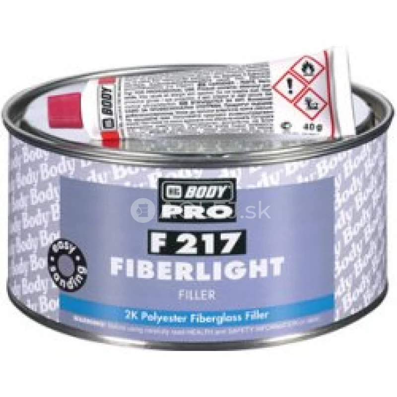 HB BODY fiberlight F217 - odľahčený tmel s vláknami svetlo zelený 1L