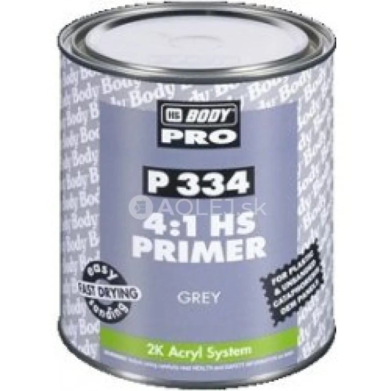 HB BODY PRIMER  P334 HS 4:1 plnič čierny 4L