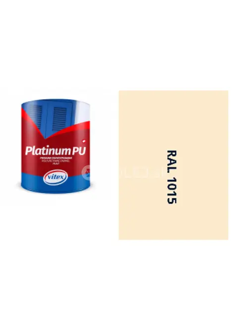 VITEX PLATINUM  - farba na drevo a kov SAT&Eacute;NOV&Aacute; RAL 1015 SLONOV&Aacute; KOSŤ SVETL&Aacute; 2,25L