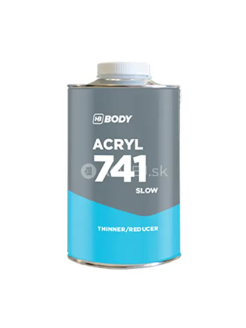 HB BODY 741 akrylové riedidlo pomalé transparentné 1L