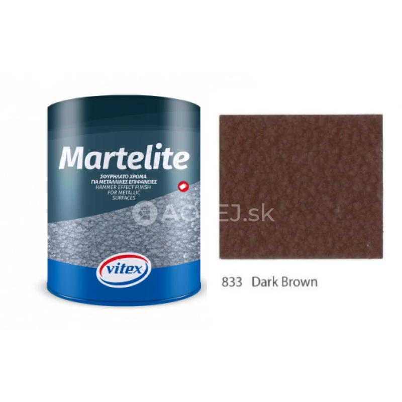 Vitex Martelite  kladivkov&aacute; farba  833 Dark Brown  0,750L