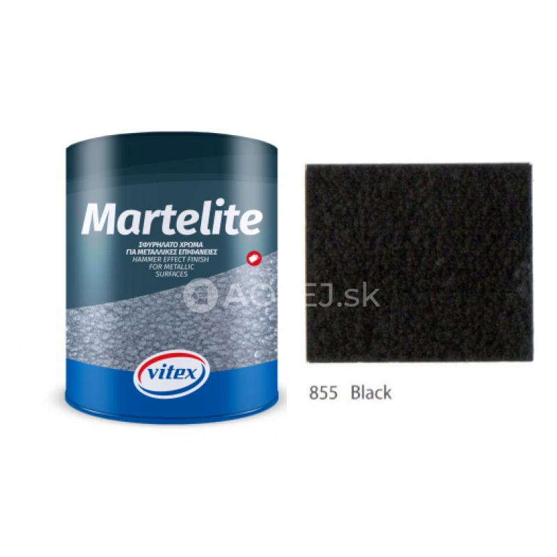 Vitex Martelite  kladivkov&aacute; farba  855 Black  0,750L
