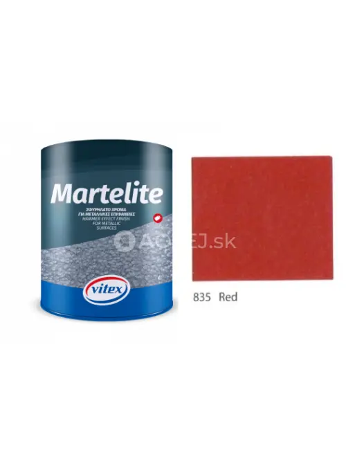Vitex Martelite   kladivkov&aacute; farba 835 Red  0,75L