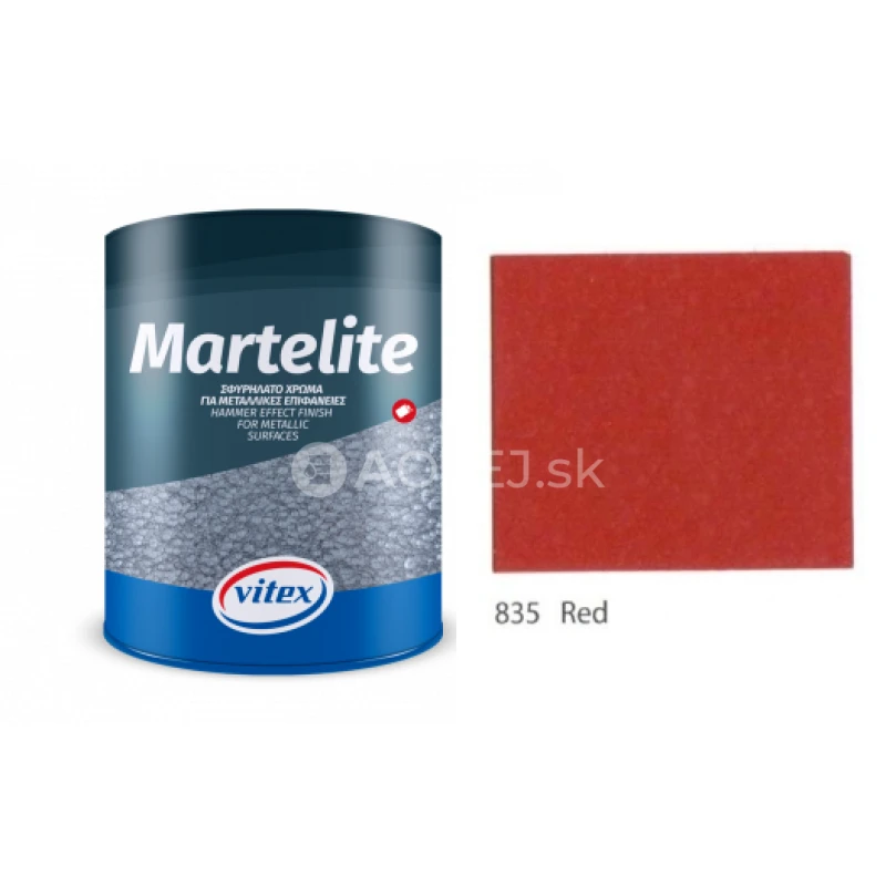 Vitex Martelite   kladivkov&aacute; farba 835 Red  0,75L