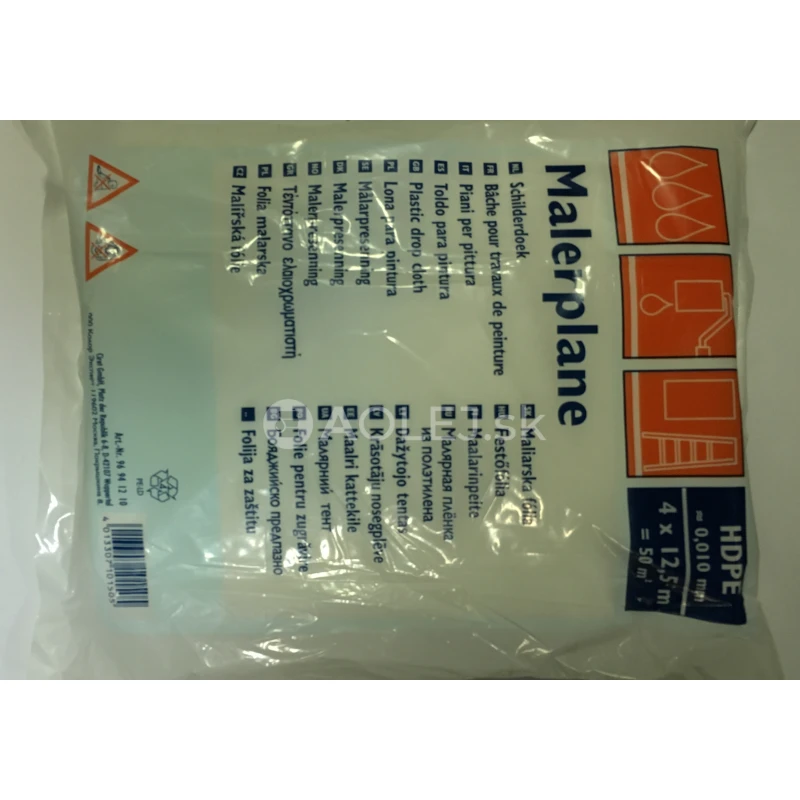 HDPE zakrývacia fólia 4x12,5m 10my