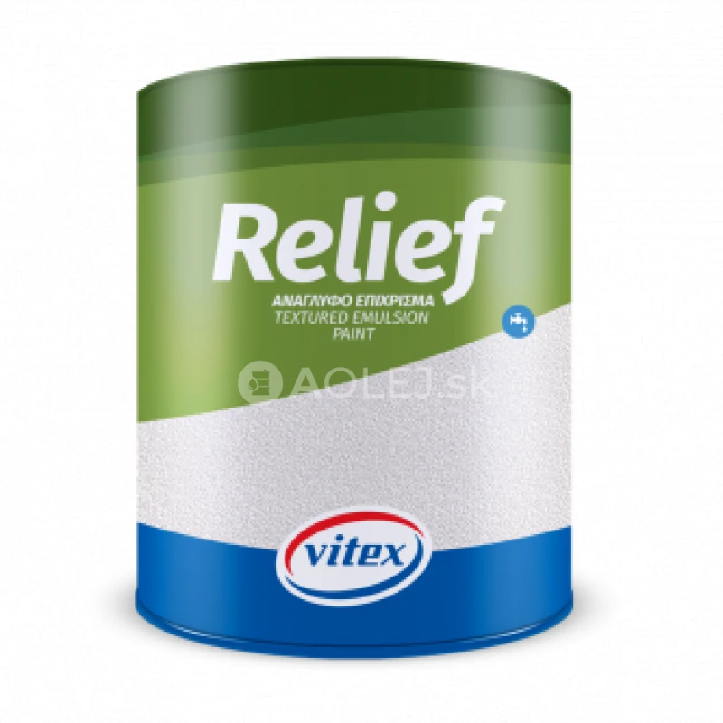 Vitex Relief  - &scaron;truktur&aacute;lna dekoračn&aacute; farba biela 5kg