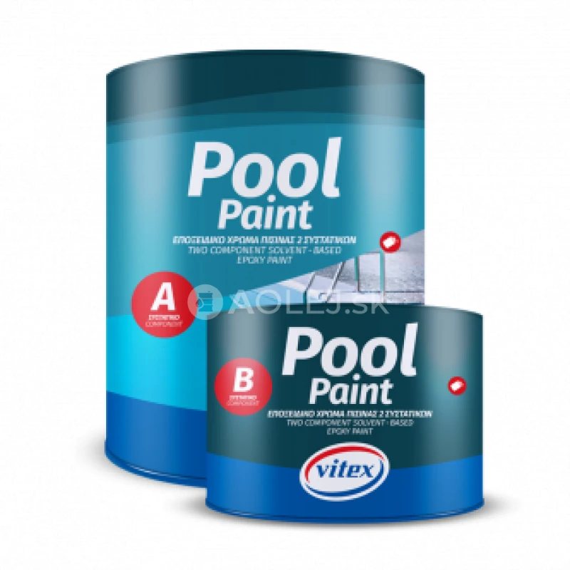 VITEX POOL PAINT - EPOXIDOV&Aacute; FARBA na baz&eacute;n svetlo modr&aacute; 3,5L