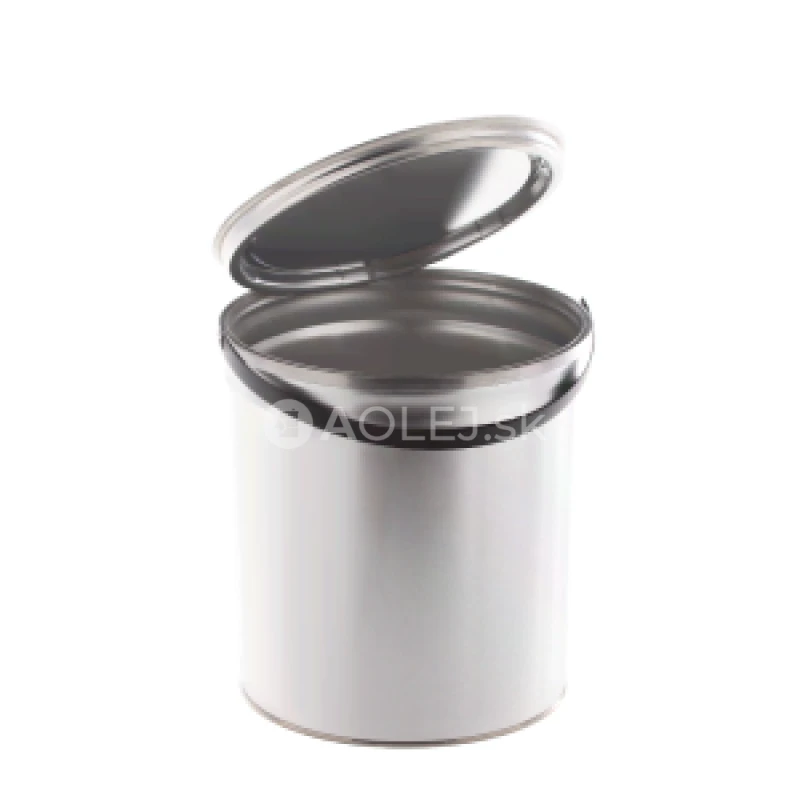 Priemyselná plechovka s viečkom 5L - konická