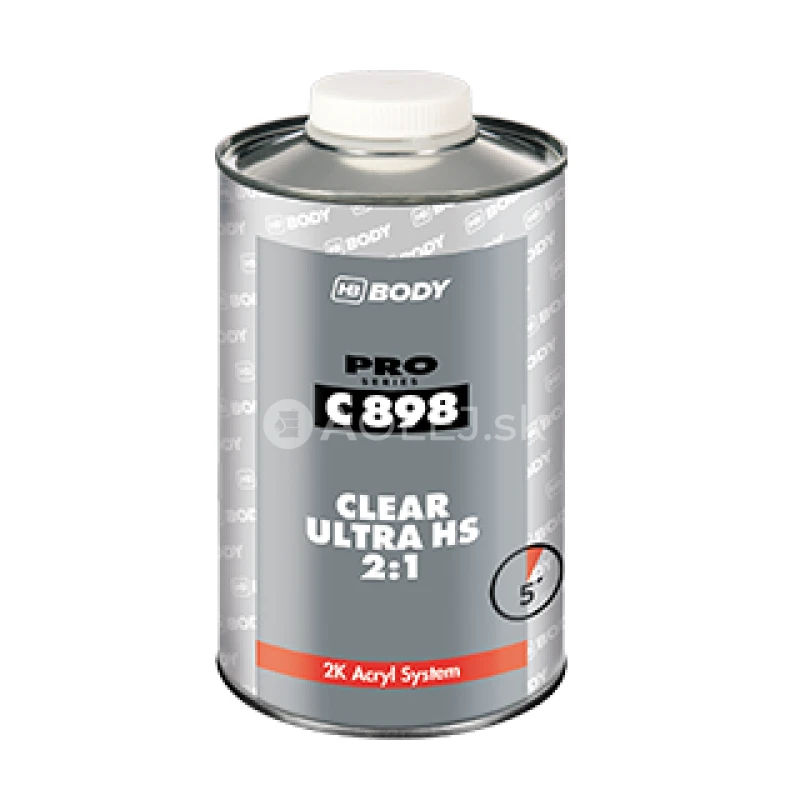 HB BODY C898 Clear ultra HS 2:1 akrylátový lak transparentný 1l
