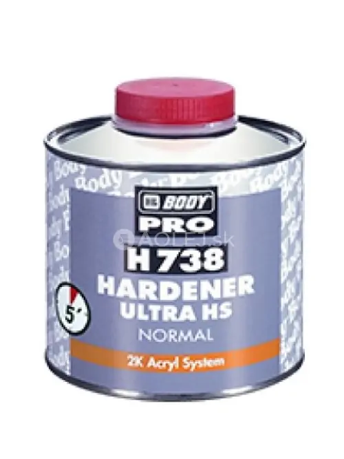 HB BODY H738 HARDENER Normal Ultra HS tužidlo 0,5l