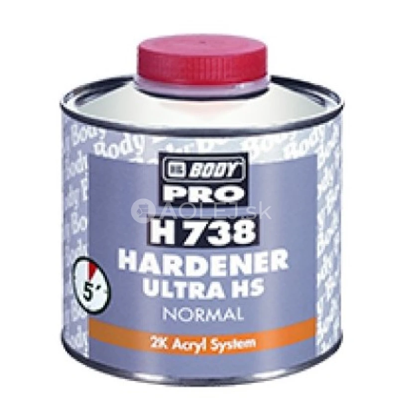 HB BODY H738 HARDENER Normal Ultra HS tužidlo 0,5l