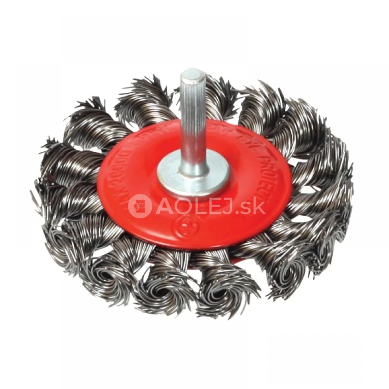 Rotačný kartáč so stopkou priemer 75mm