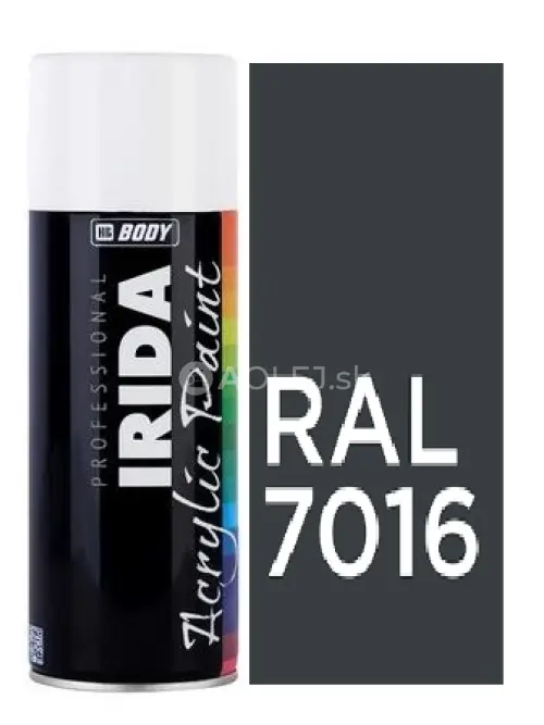 HB BODY IRIDA RAL 7016 Antracitová šedá FARBA V SPREJI 400ML