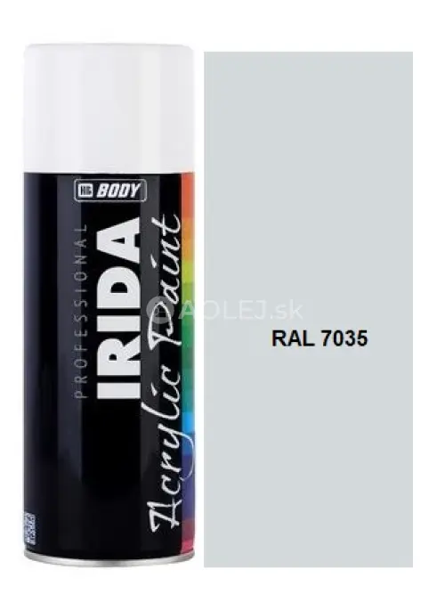 HB BODY IRIDA RAL 7035 Svetlo šedá FARBA V SPREJI 400ML