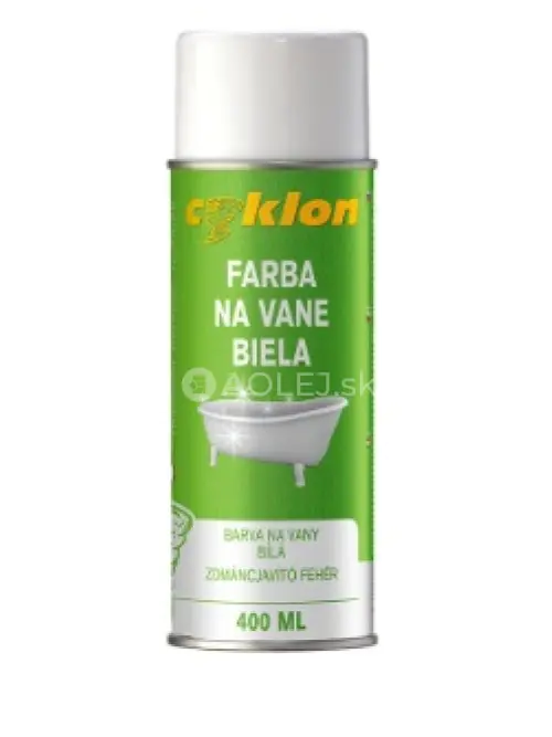 CYKLON Farba na vane BIELA 400L