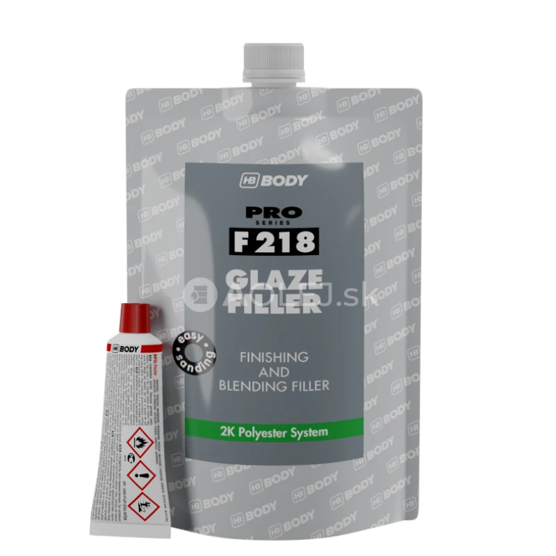 HB BODY F218 Glaz&uacute;rovac&iacute; tmel svetlo zelen&yacute; 600ml