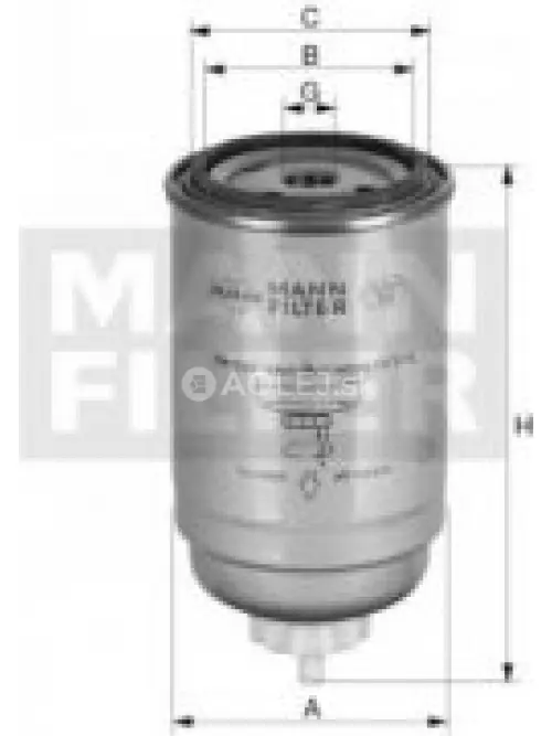 Palivov&yacute; filter MANN FILTER WK 9029