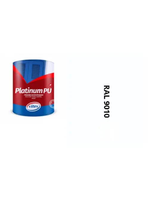 Vitex Platinum - farba na drevo a kov MATN&Aacute;  RAL 9010 biela 0,75L