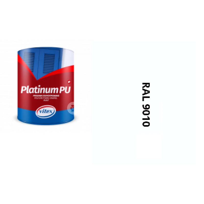 Vitex Platinum - farba na drevo a kov MATN&Aacute;  RAL 9010 biela 0,75L