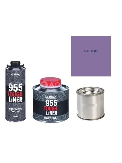 HB BODY 955 RAPTOR tough liner - 2k polyuretán textúra set / báza + tužidlo + farba /RAL 4005 900ml
