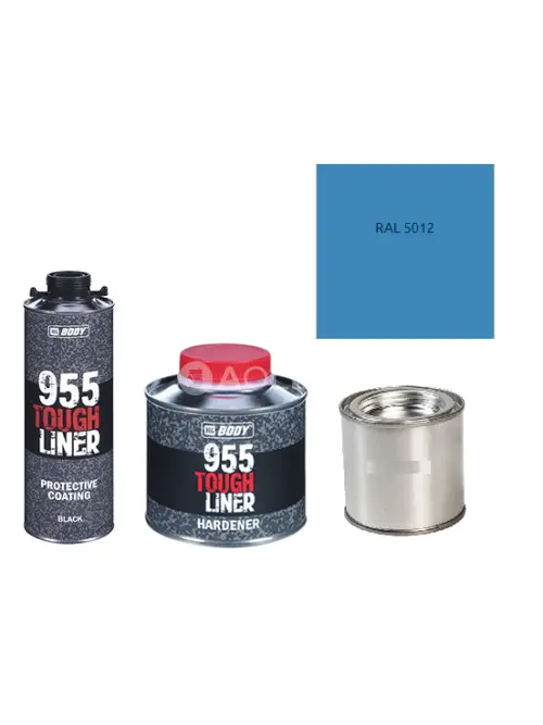 HB BODY 955 RAPTOR tough liner - 2k polyuretán textúra set / báza + tužidlo + farba /RAL 5012 900ml