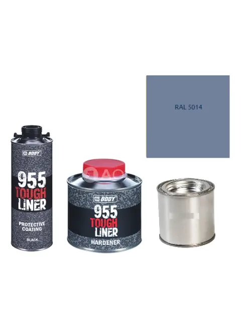 HB BODY 955 RAPTOR tough liner - 2k polyuretán textúra set / báza + tužidlo + farba /RAL 5014 900ml