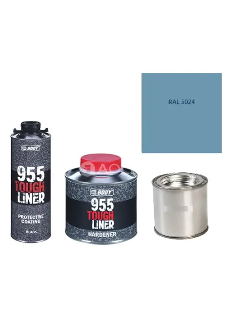 HB BODY 955 RAPTOR tough liner - 2k polyuretán textúra set / báza + tužidlo + farba /RAL 5024 900ml